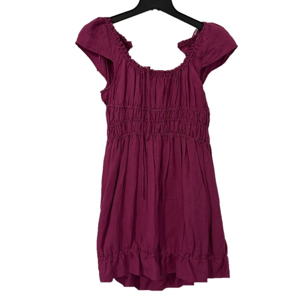 NWT Anthropologie Smocked-Waist Mini Dress